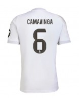 Moške Nogometnih dresov Real Madrid Eduardo Camavinga #6 Domači 2025-26 Kratki rokavi